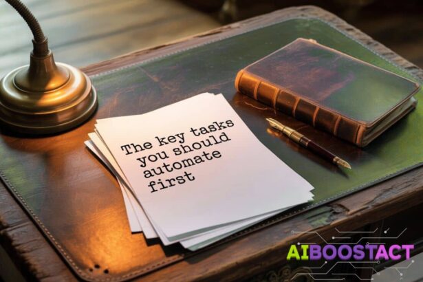 Workflow example of tasks automated with AI tools